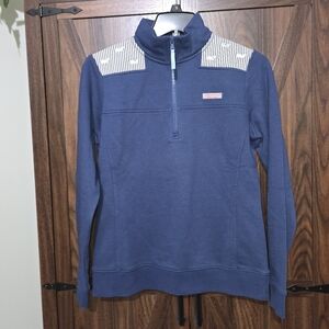 Navy Blue Vineyard Vines Quarter Zip Pullover Size XS